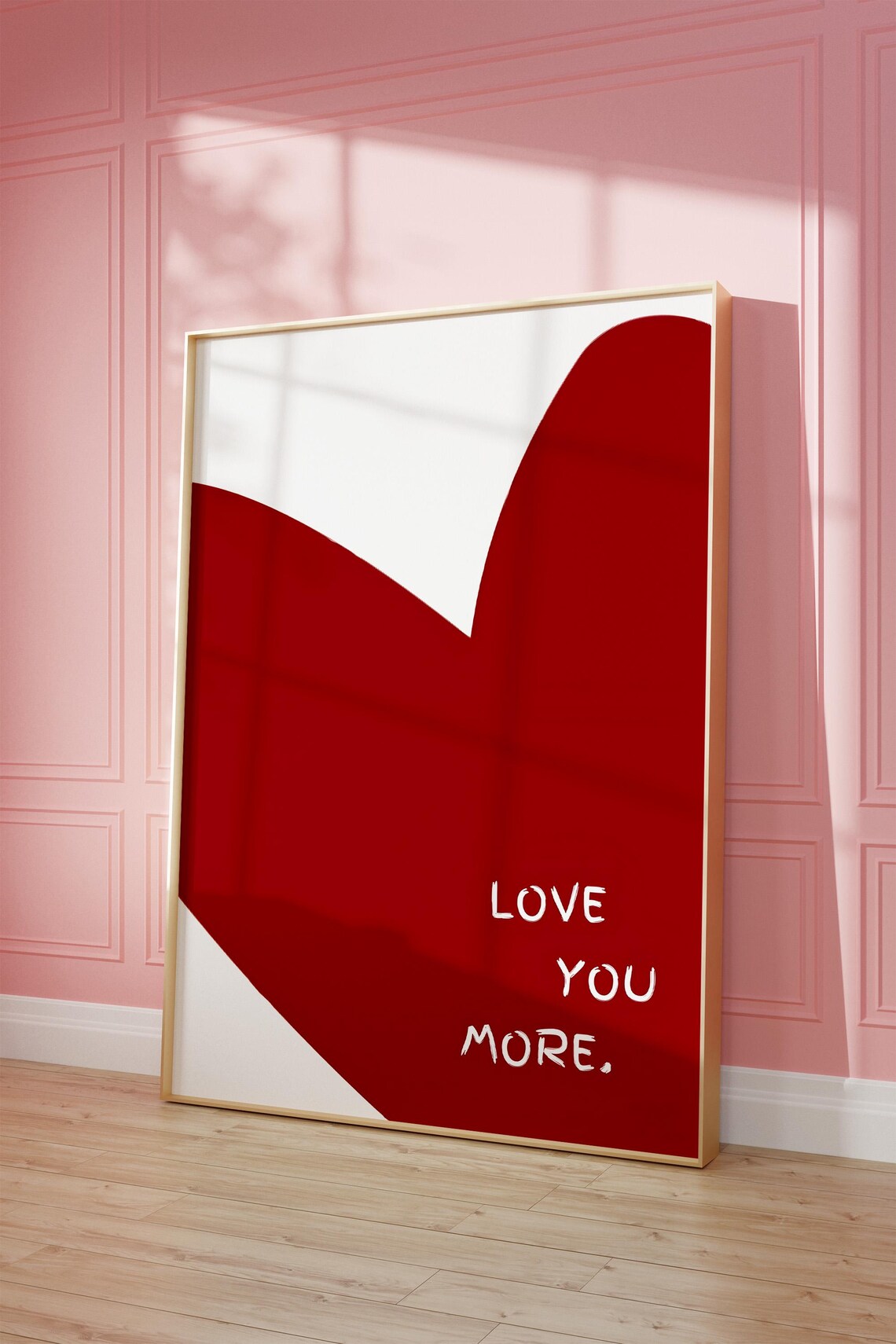 Love You More Vintage Bar Cart Kitchen Poster