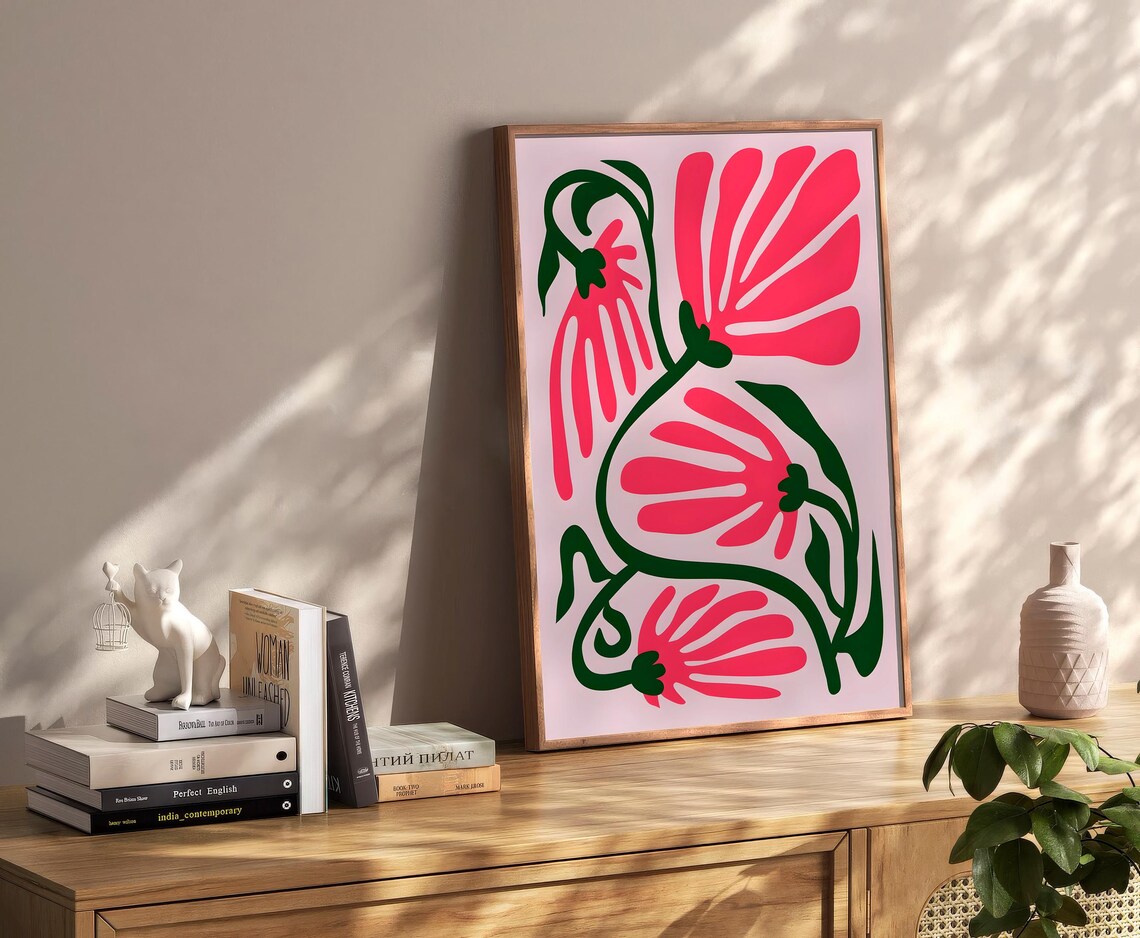 Henri Matisse Flower Boho Style Exhibition Poster Eclectic Prints Gallery Wall Art Retro Trendy Instant - Image 2