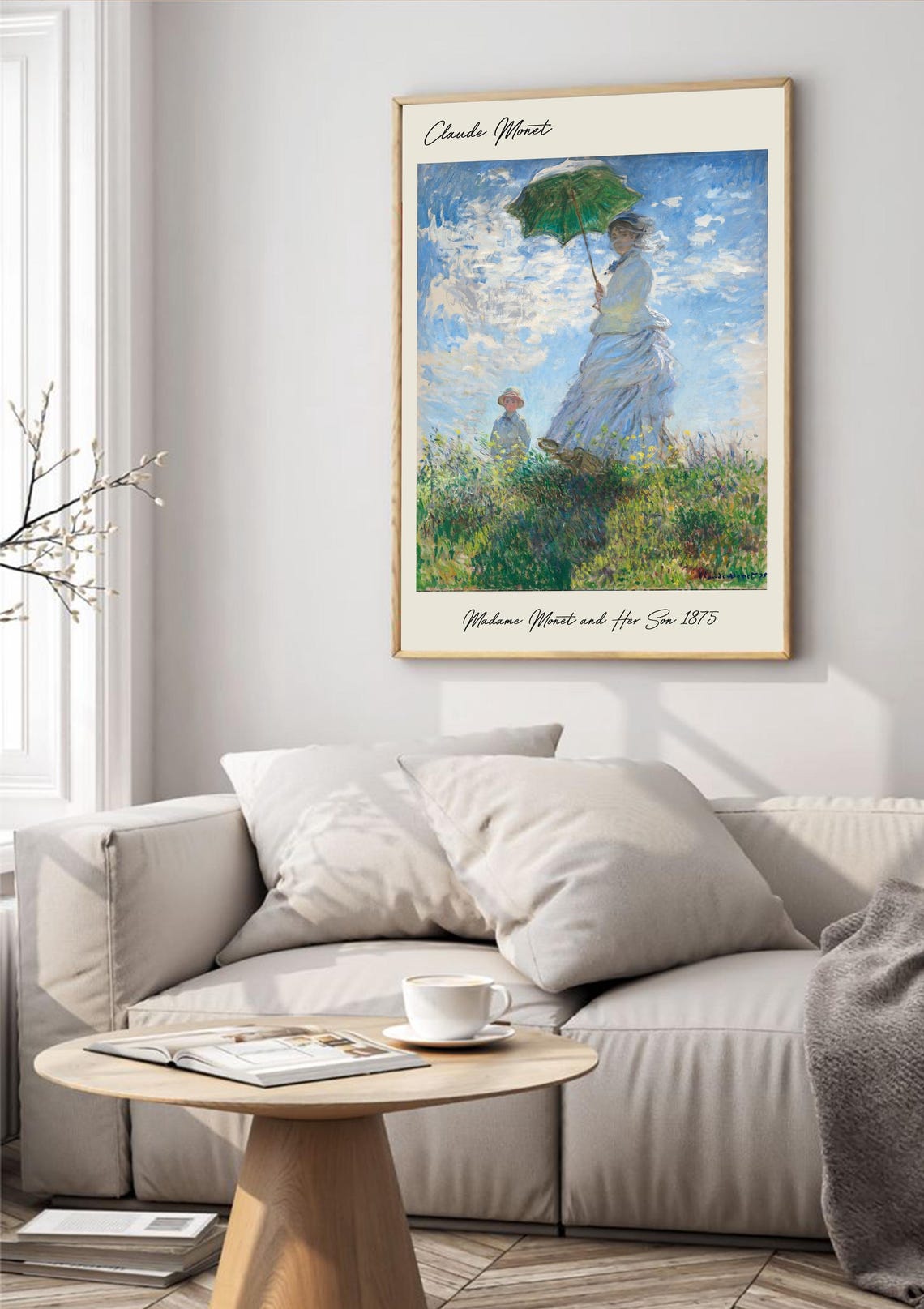 Claude Monet, Madame Monet and Her Son, Vintage Print - Image 5