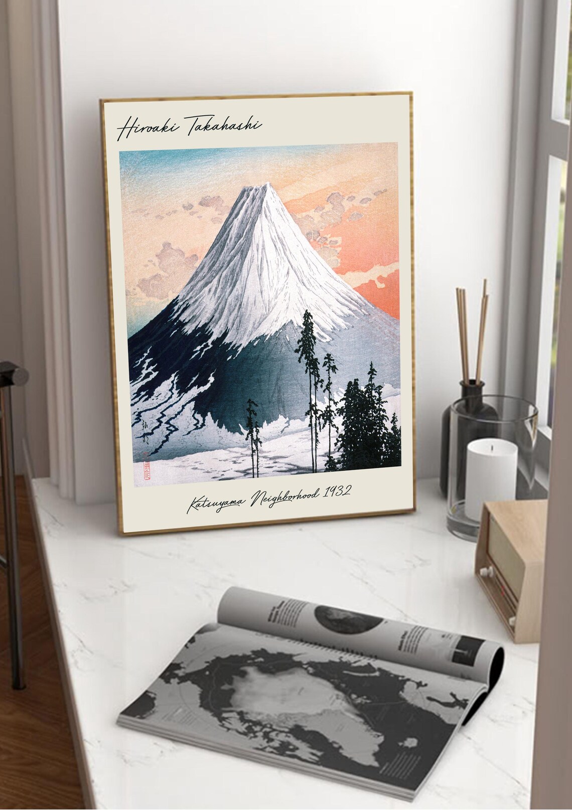 Hiroaki Takahashi Katsuyama Neighborhood Vintage Art - Image 2
