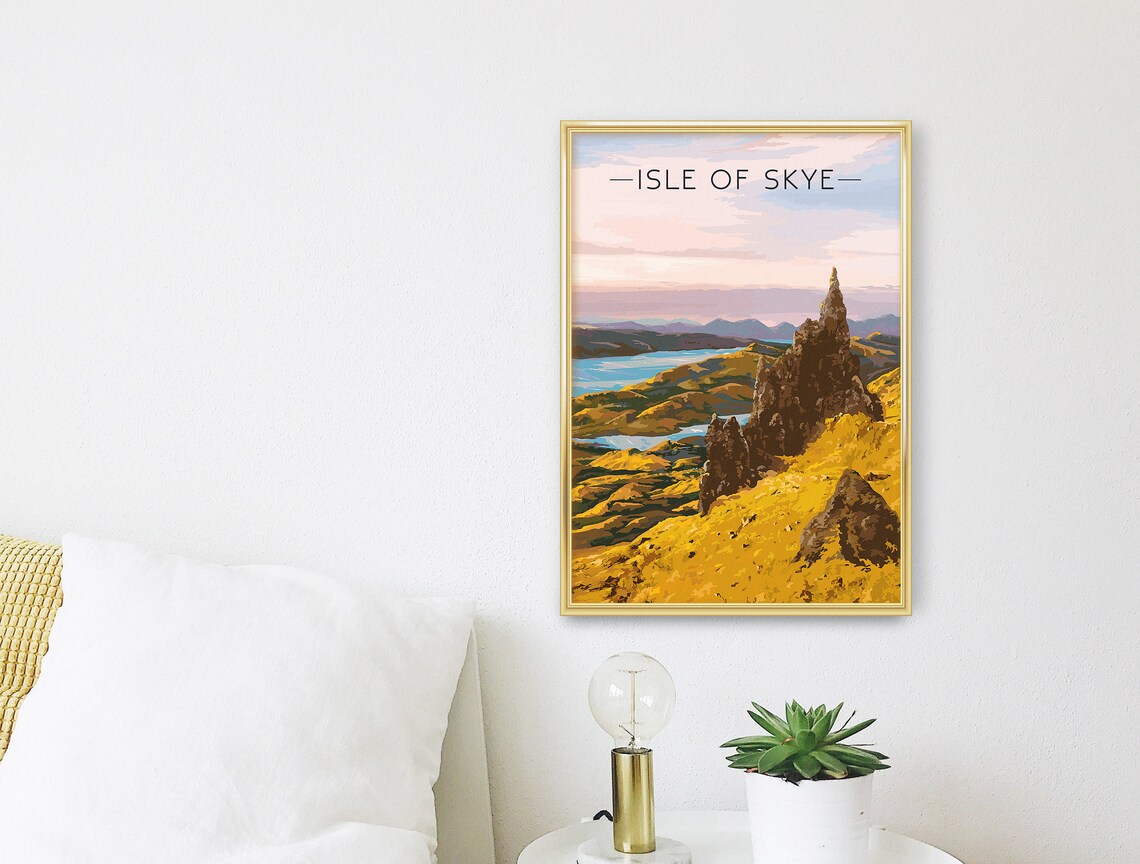 Isle Of Skye Old Man Of Storr Travel Poster - Image 3
