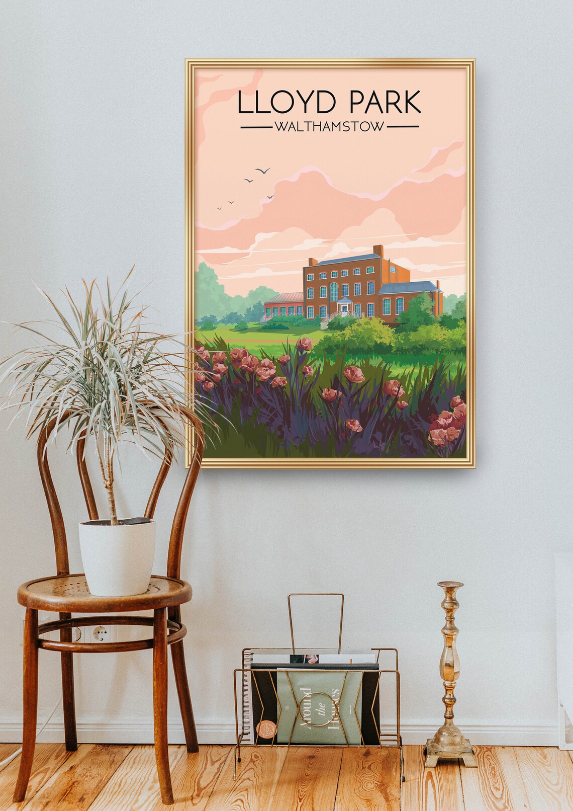 Lloyd Park London Vintage Travel Poster Print - Image 2