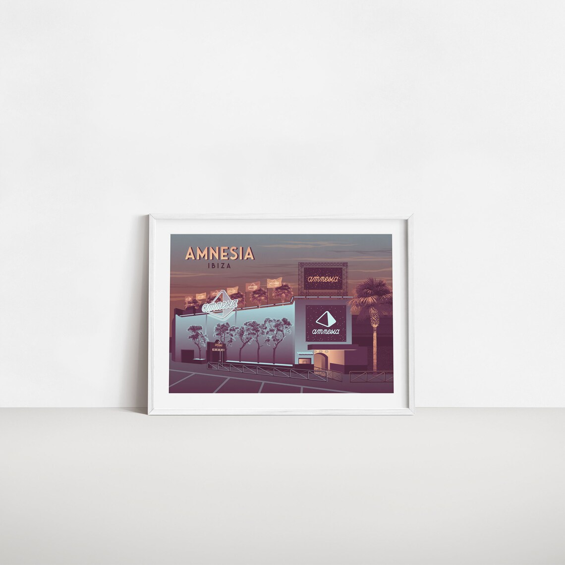 Amnesia Nightclub Ibiza Spain Vintage Travel Poster - Image 2