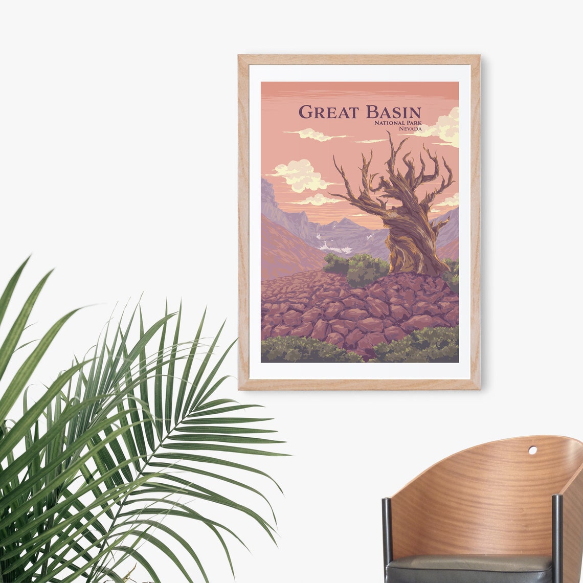 Great Basin Bristlecone Pine Sunset Nevada National Park Poster - Image 3