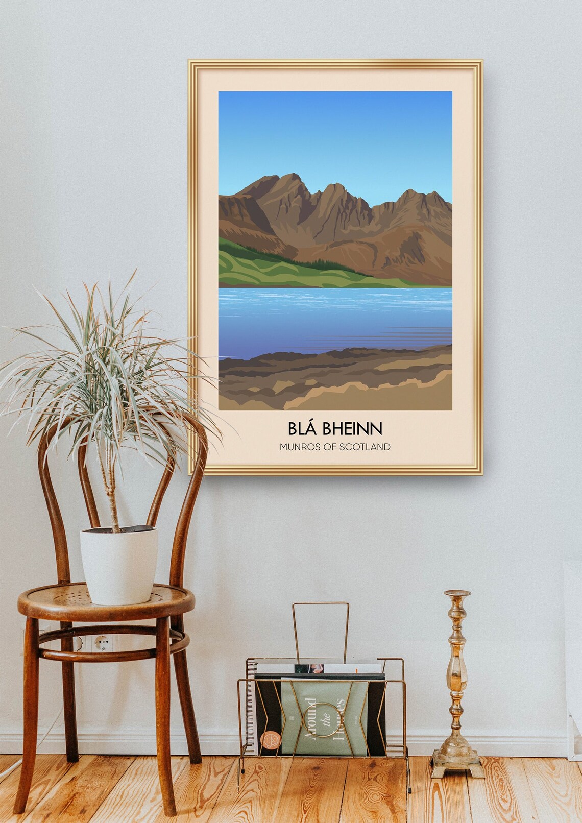 Bla Bheinn Munros Of Scotland Isle Of Skye Peak Landscape Poster - Image 2