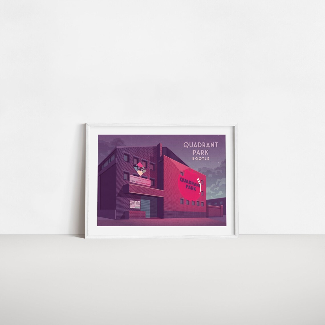 Quadrant Park Bootle Red Brick Club Night Vintage Venue Poster - Image 2