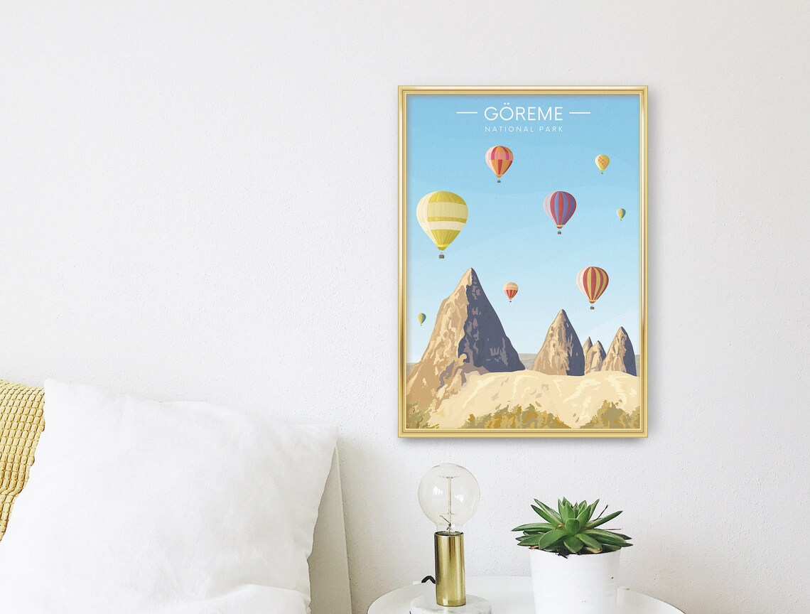 Goreme National Park Turkey Travel Poster - Image 3