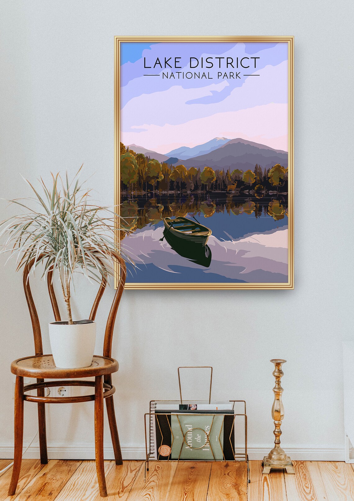 Lake District National Park Vintage Travel Poster Print - Image 4
