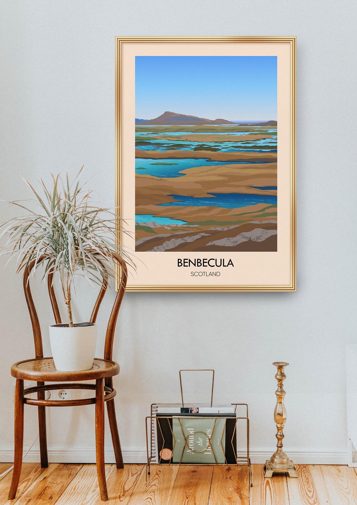 Benbecula Scotland Travel Poster, Outer Hebrides - Image 3
