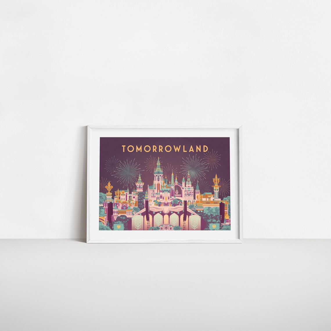 Tomorrowland 2023 Vintage Travel Poster Print - Image 2