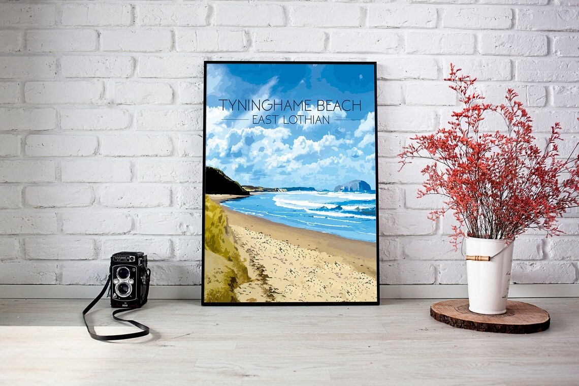 Tyninghame Beach, East Lothian Travel Poster - Image 3