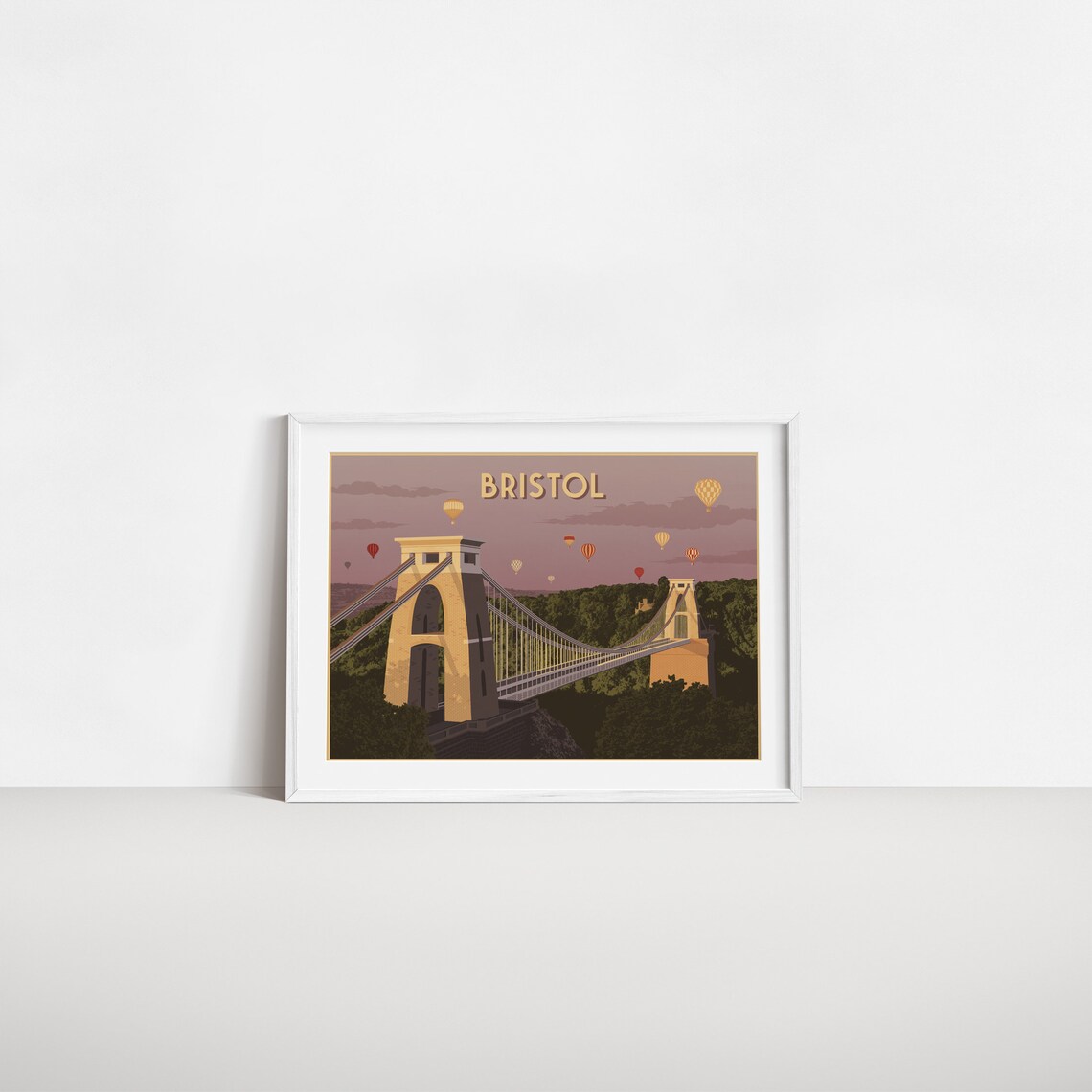 Bristol Vintage Travel Poster, Art Deco Print - Image 2