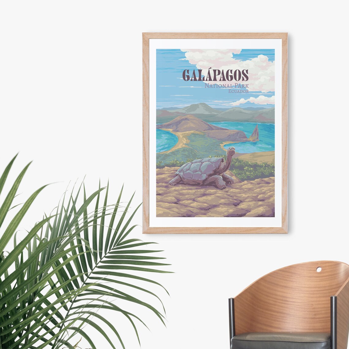 Galápagos National Park Ecuador Giant Tortoise Island Poster - Image 3