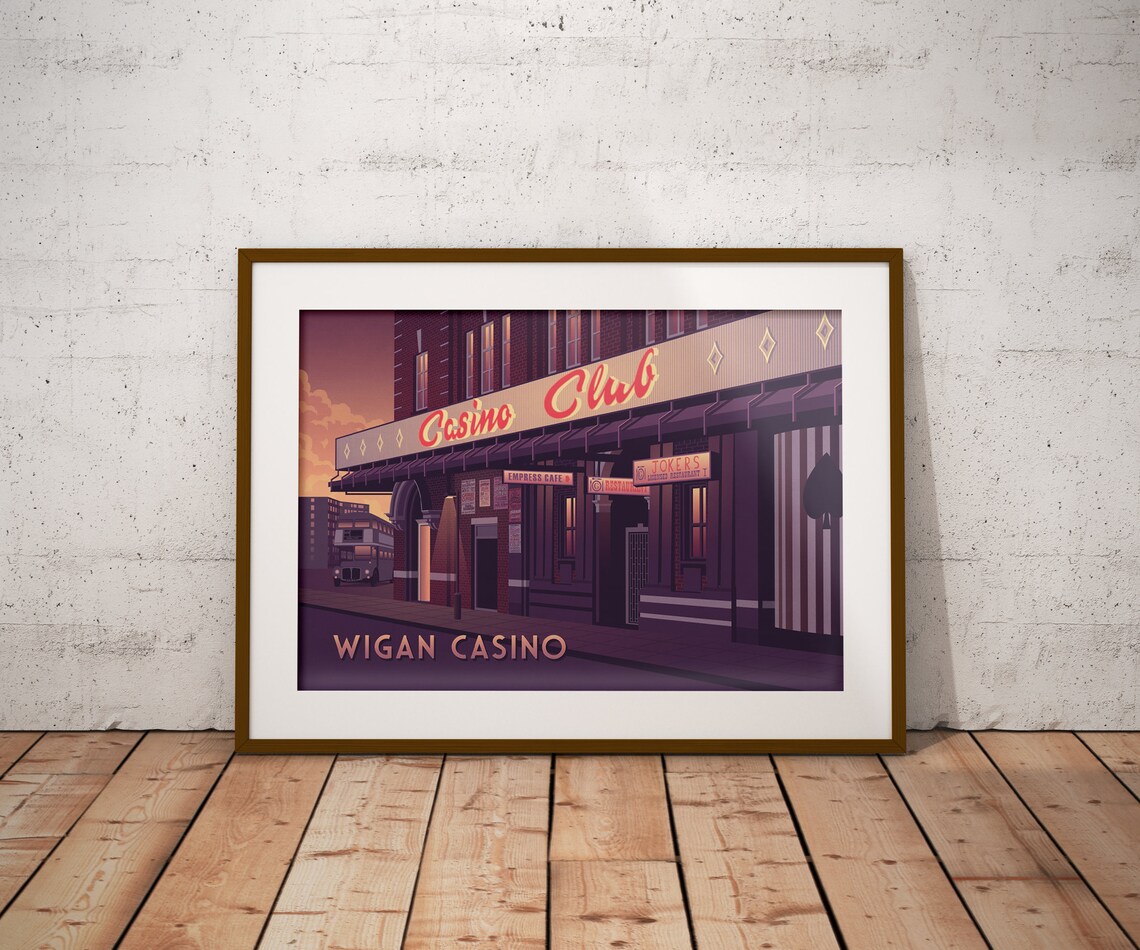 Wigan Casino Nightclub Poster, Northern Soul Travel Poster - Image 4