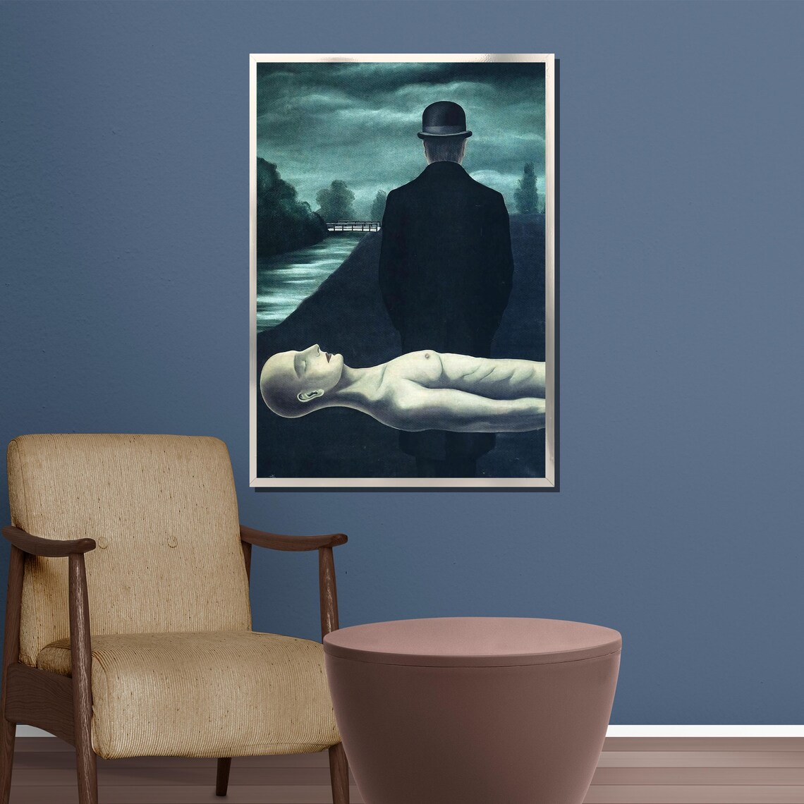 Rene Magritte Musings of a Solitary Walker Surrealist Poster - Image 5