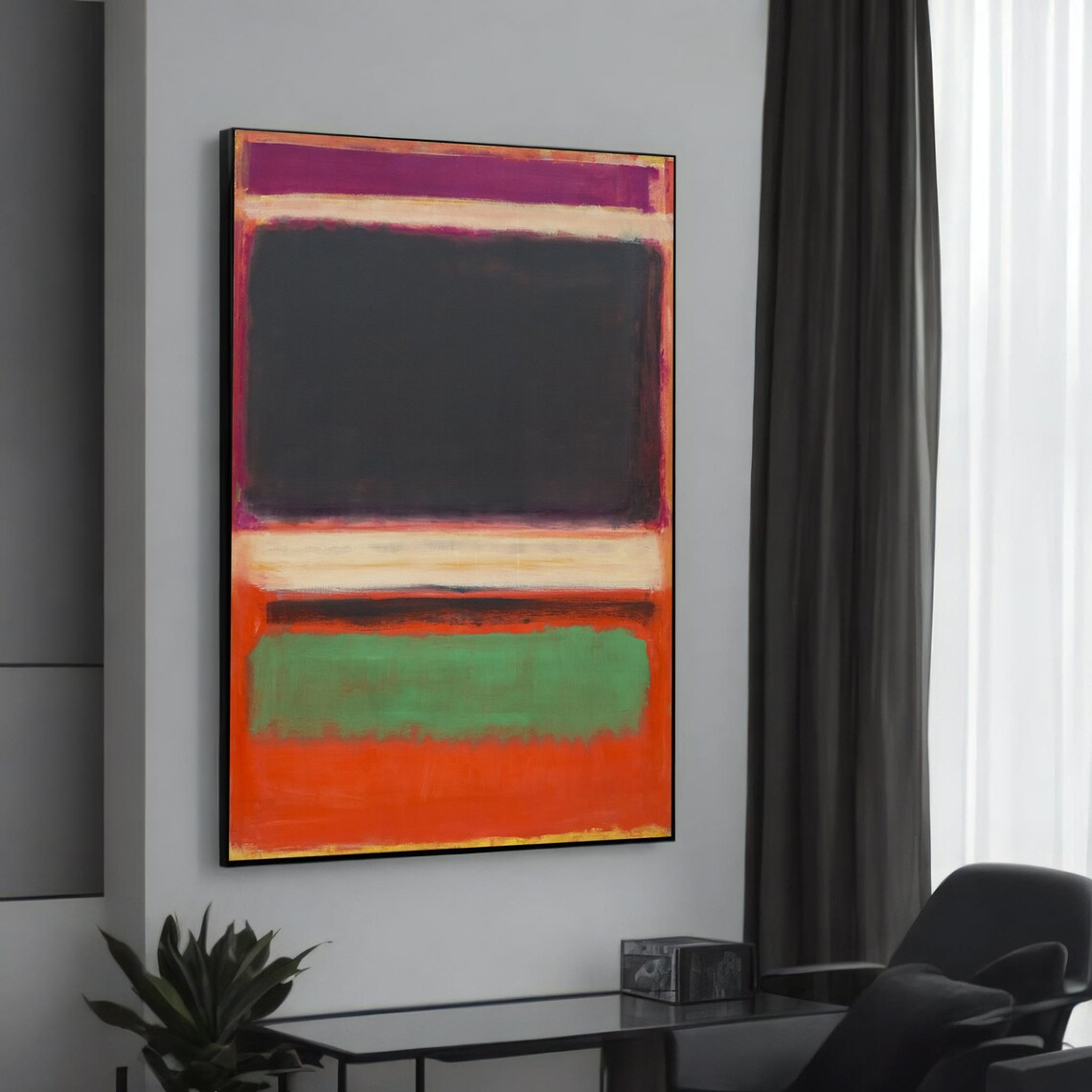 Mark Rothko Multicolor Abstract Art Print