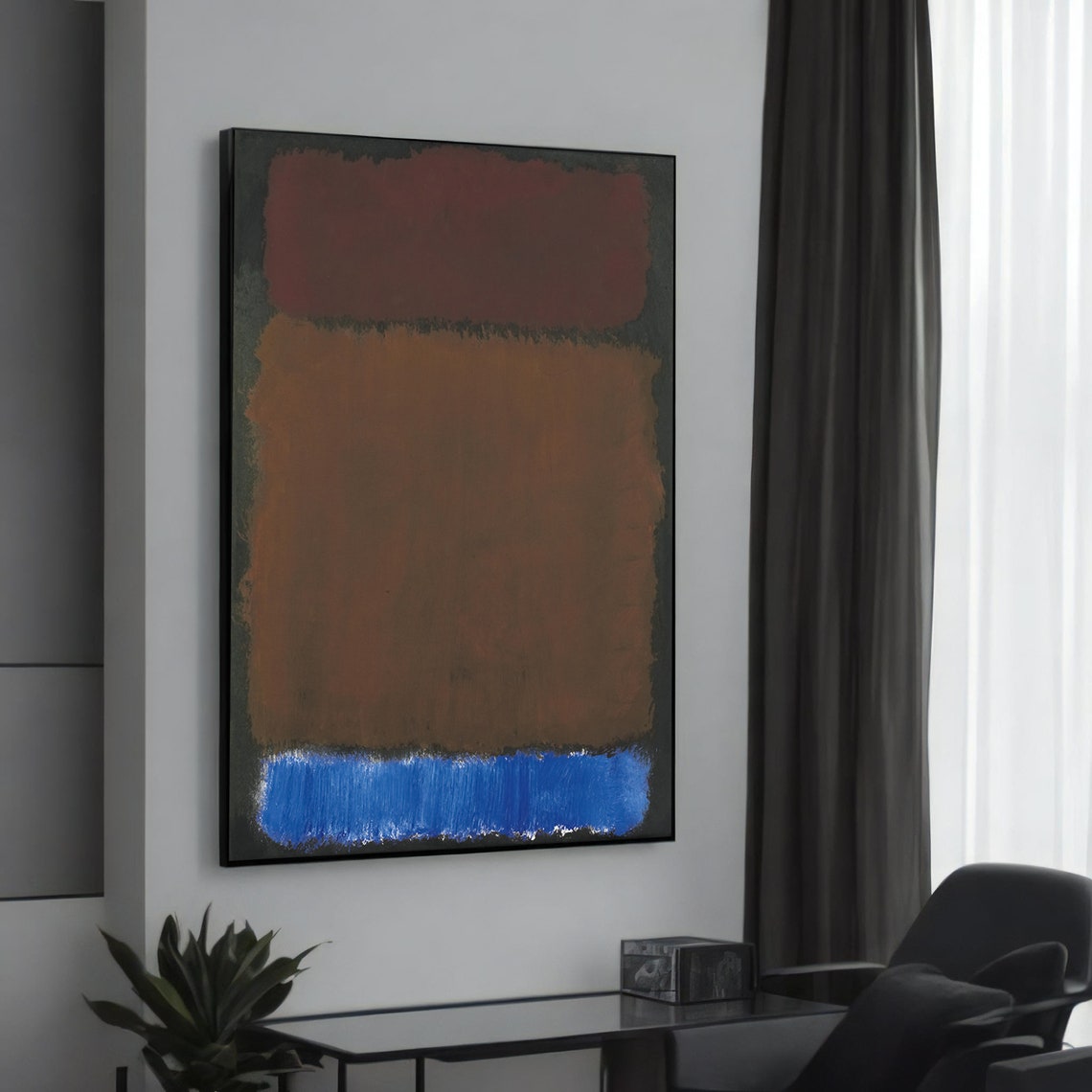 Mark Rothko-Inspired Abstract Art Print