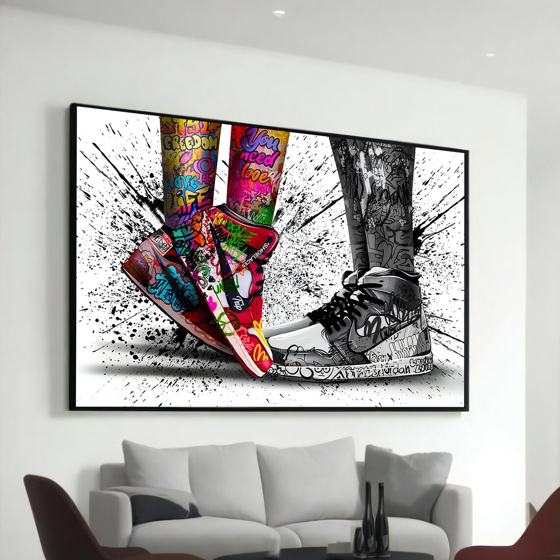 Banksyinspired Pop Art Poster, Urban Street Gift