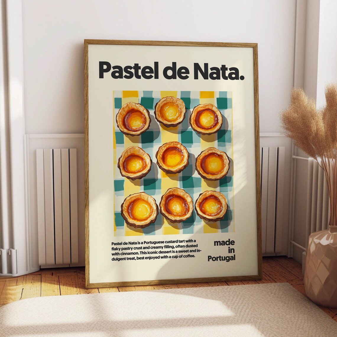 Pastel Del Nata Kitchen Decor Art Print