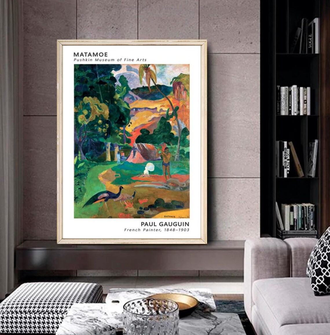Paul Gauguin Matamoe Vintage Landscape Art Print - Image 2