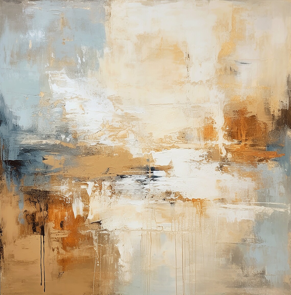 Original Abstract Painting, Minimalist Wall Art - Image 3