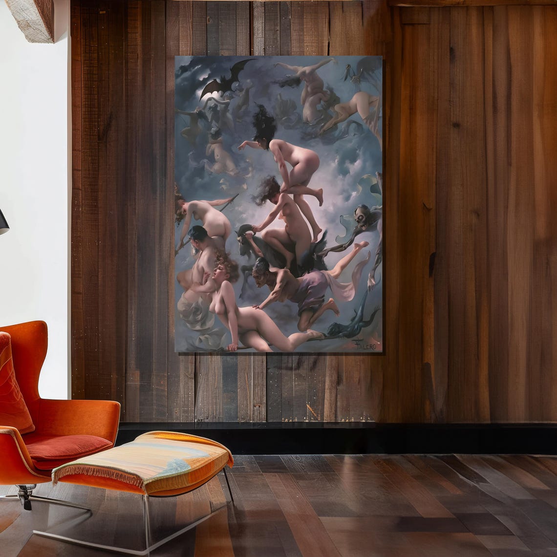 Luis Ricardo Falero Witches Sabbath Fantasy Classic Art Poster - Image 2