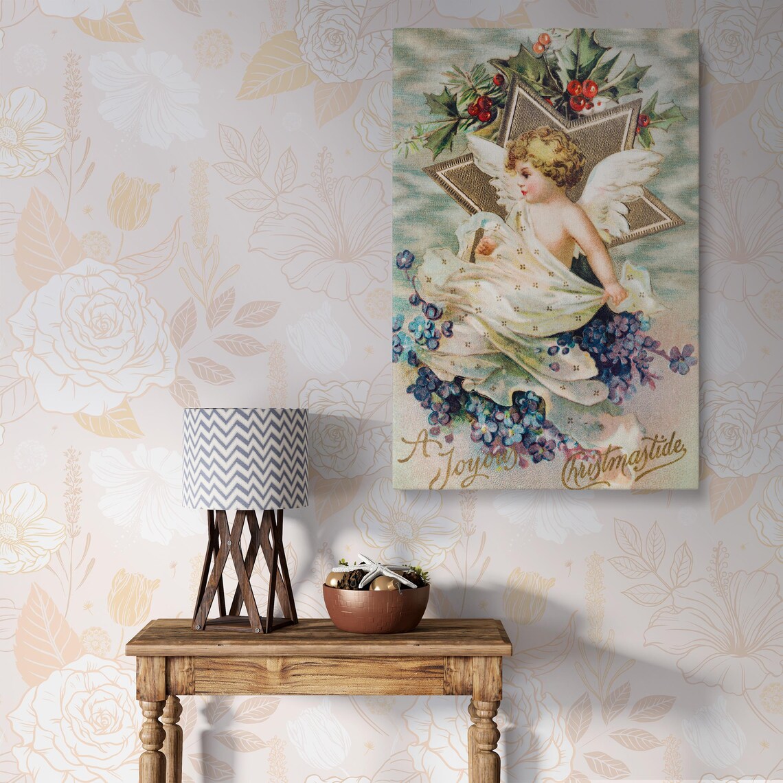 Vintage Angel Christmas, A Joyous Christmastide - Image 3