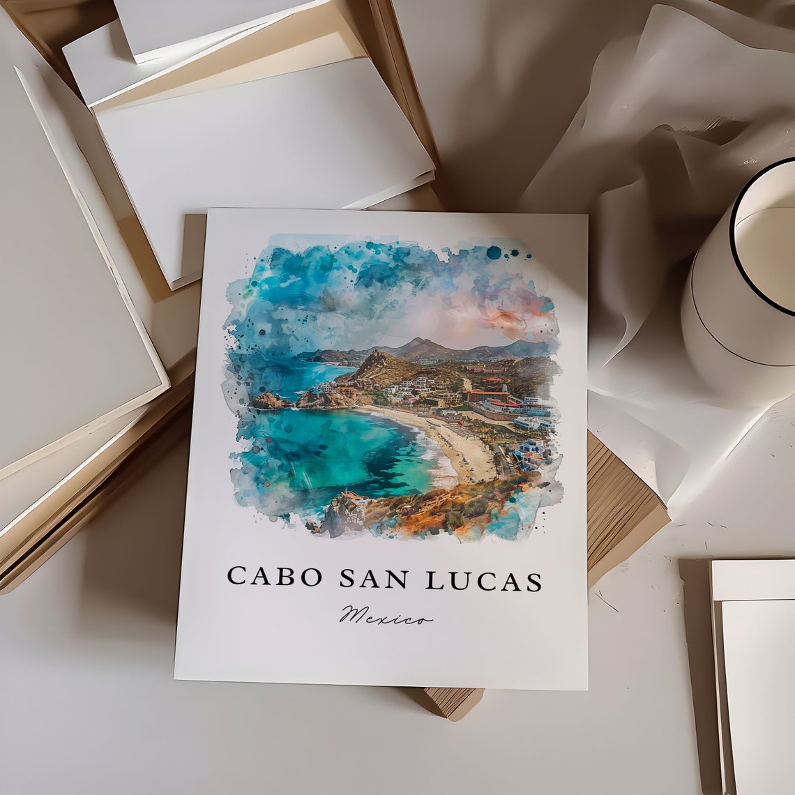 Cabo San Lucas Housewarming Travel Poster - Image 5