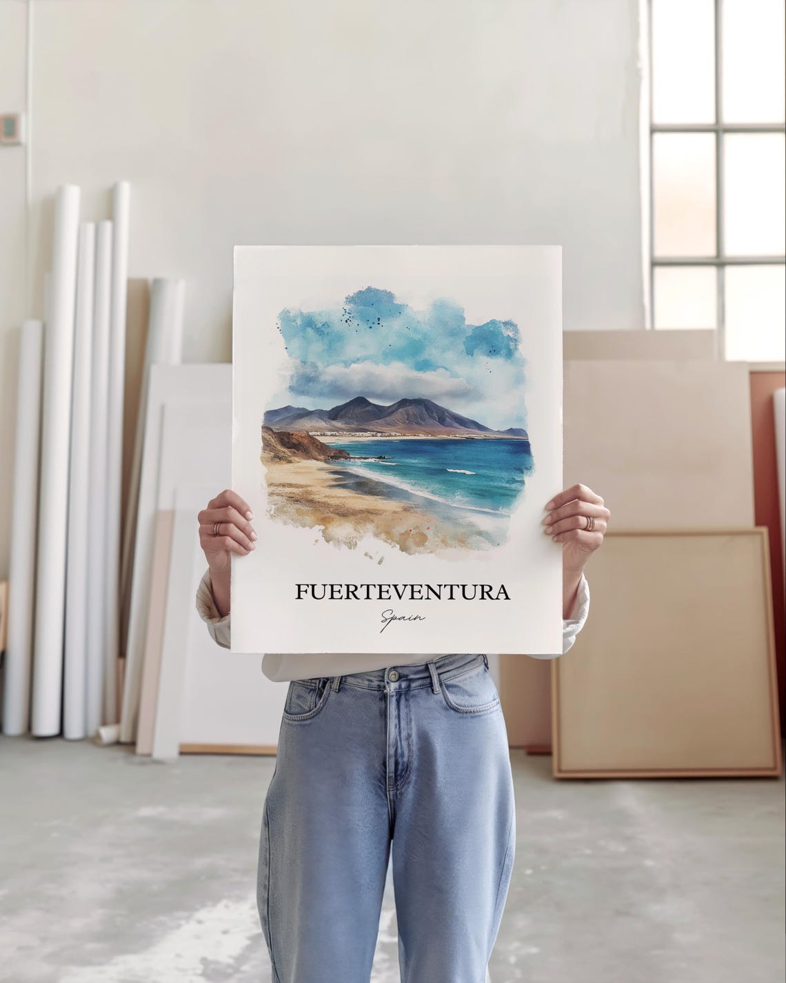 Fuerteventura Travel Print Spain Gift Lovers Poster - Image 4