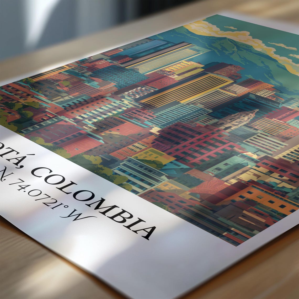 Bogot Art Retro Travel Colombia Home Decor Gift Prints Housewarming - Image 7