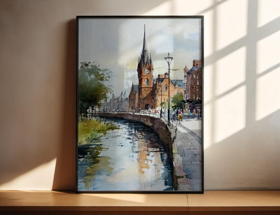 Inverness Scotland Artwork Decor Wall Art Print