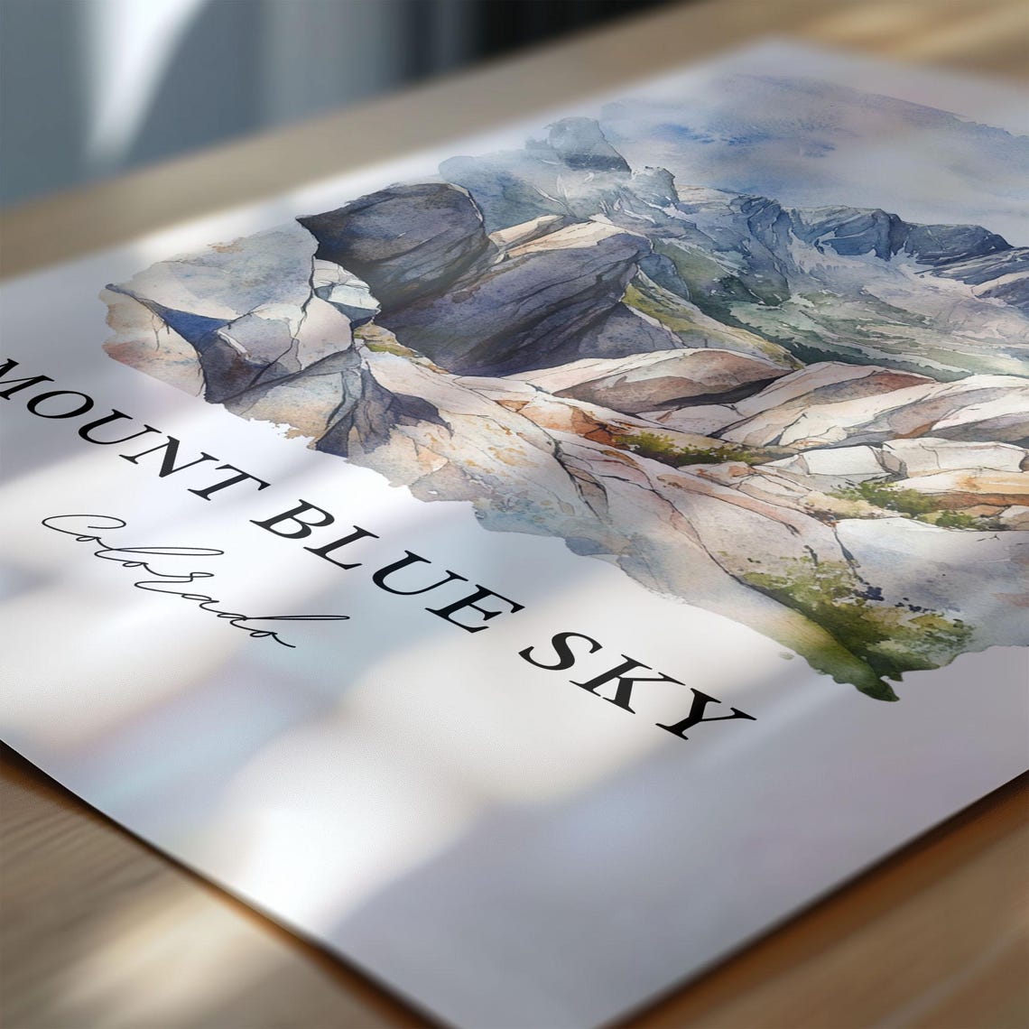 Mount Blue Sky Colorado Majestic Rocky Alpine Summit Peaks Poster - Image 6