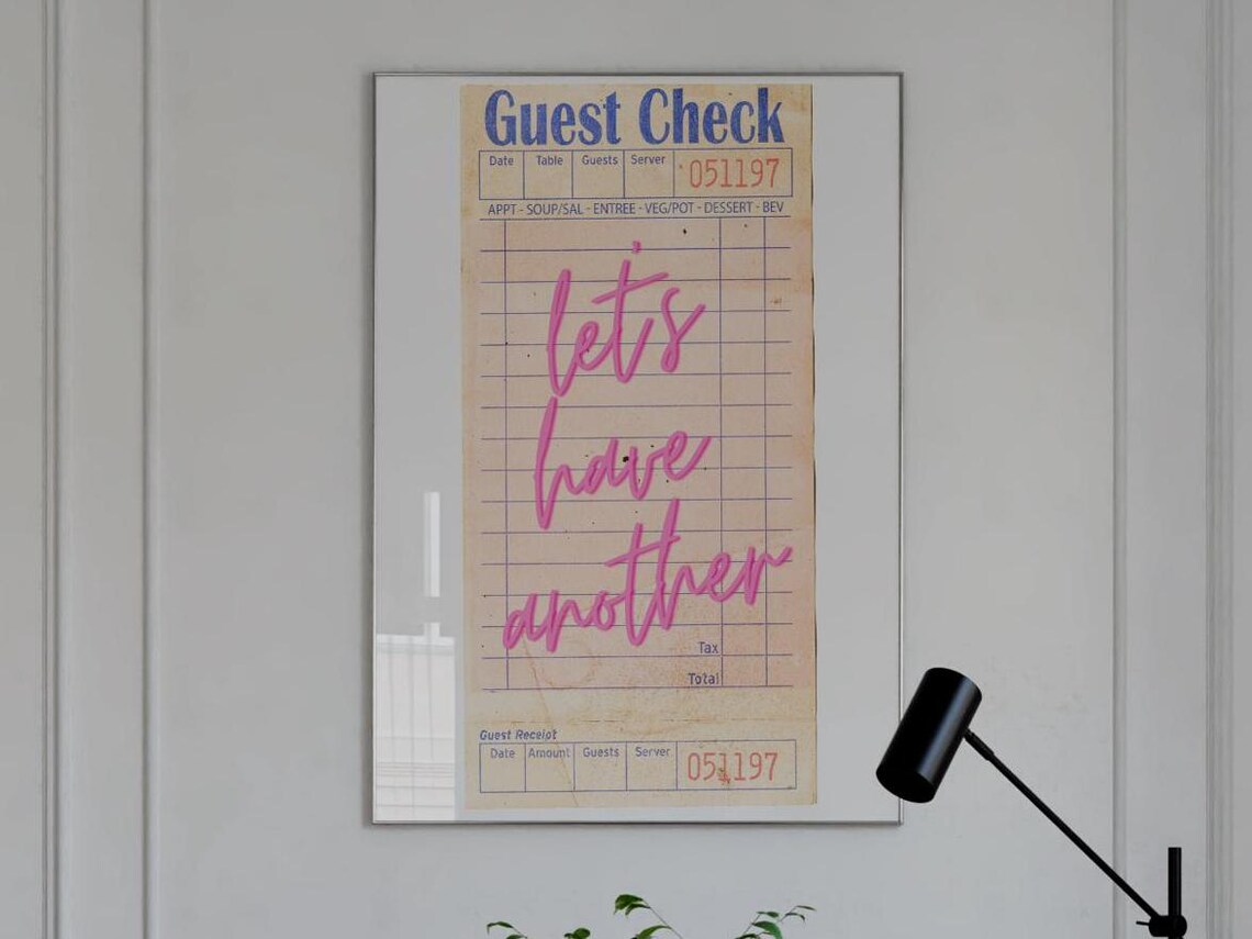 Guest Check - What If We Grab One More Drink - Image 2
