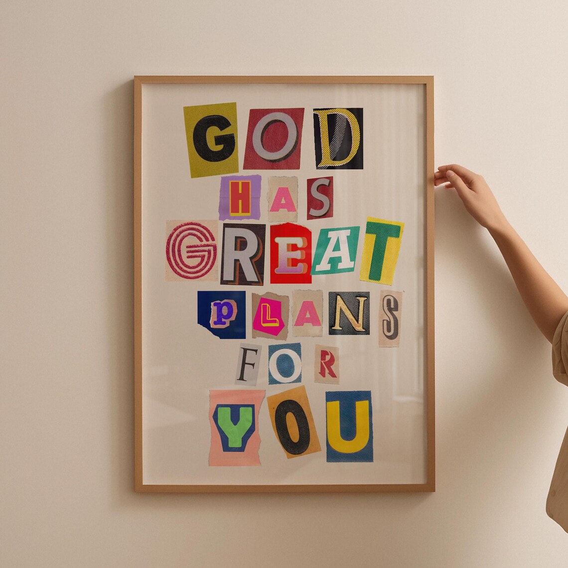 Vintage Christian Wall Print, Retro Religious Poster - Image 5