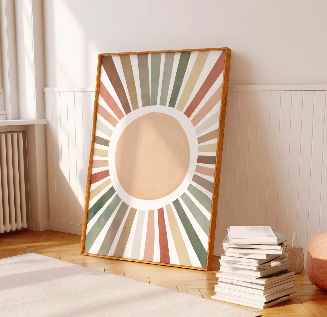 Boho Sun Art Print, Nursery and Playroom Decor - Image 8