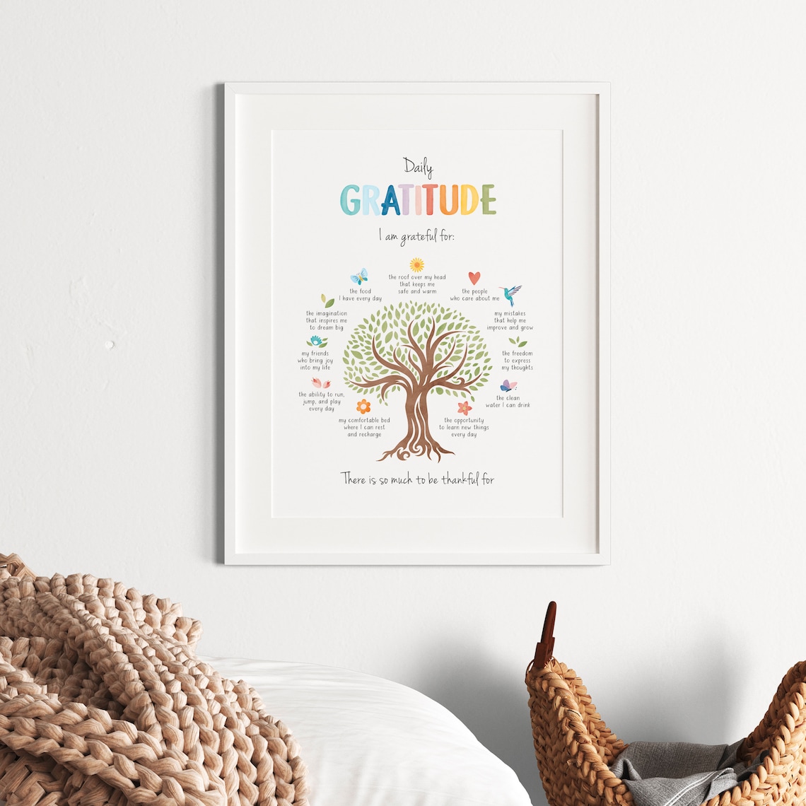 Daily Gratitude Poster, Growth Mindset Office Decor - Image 4