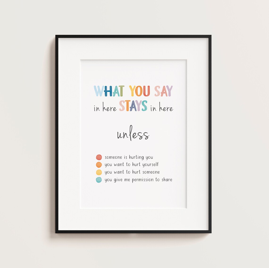 Therapy Office Decor, Mental Health Office Sign - Image 2