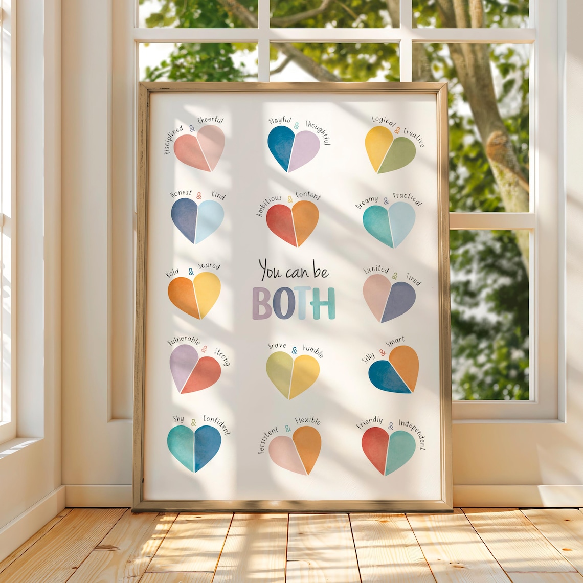 You Can Be Both Therapy Office Decor Poster - Image 5