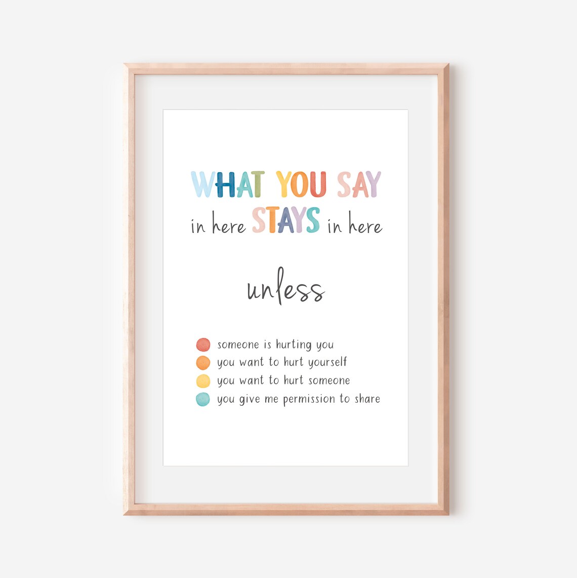 Therapy Office Decor, Mental Health Office Sign - Image 3