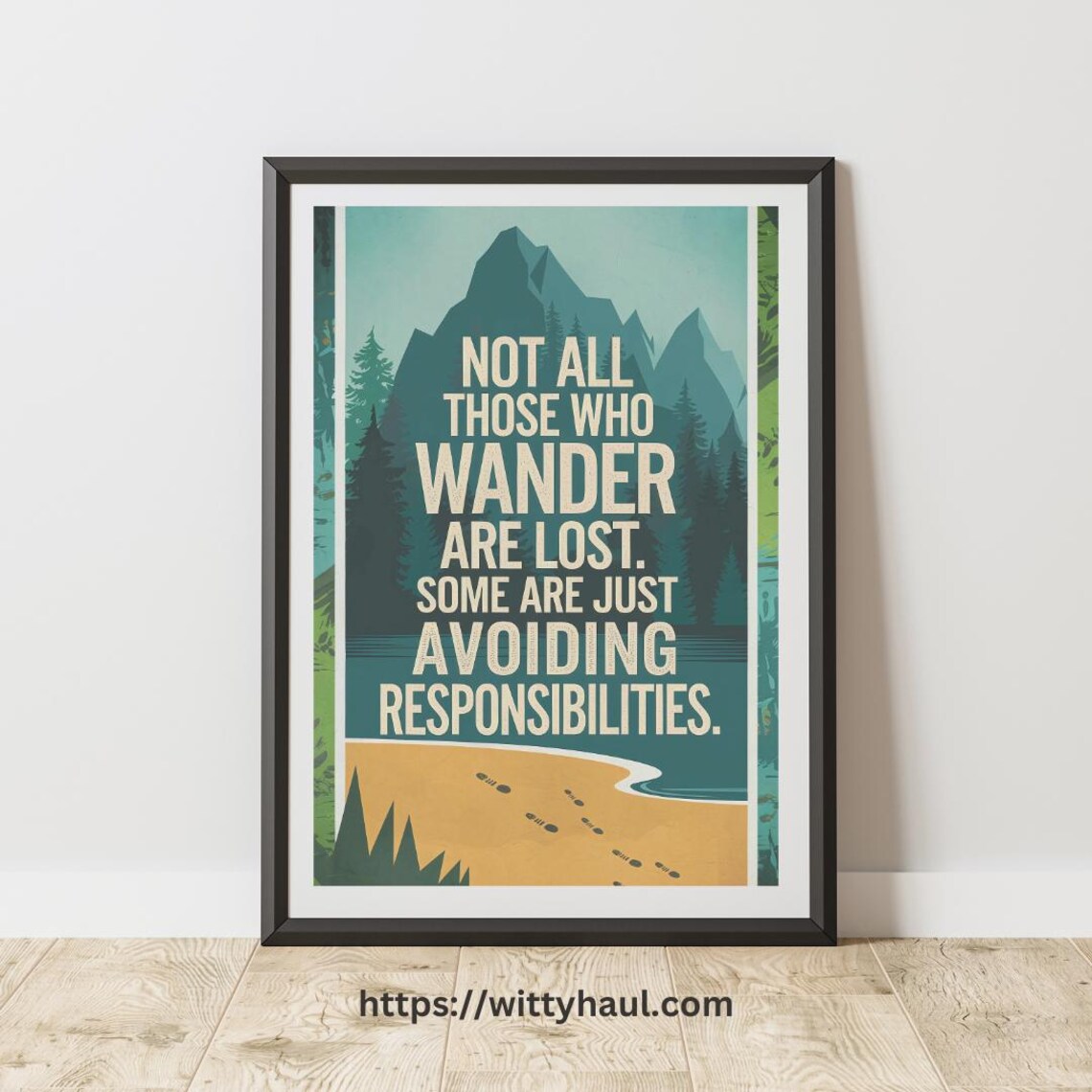 Funny Bathroom Print, Toilet Humor Quote