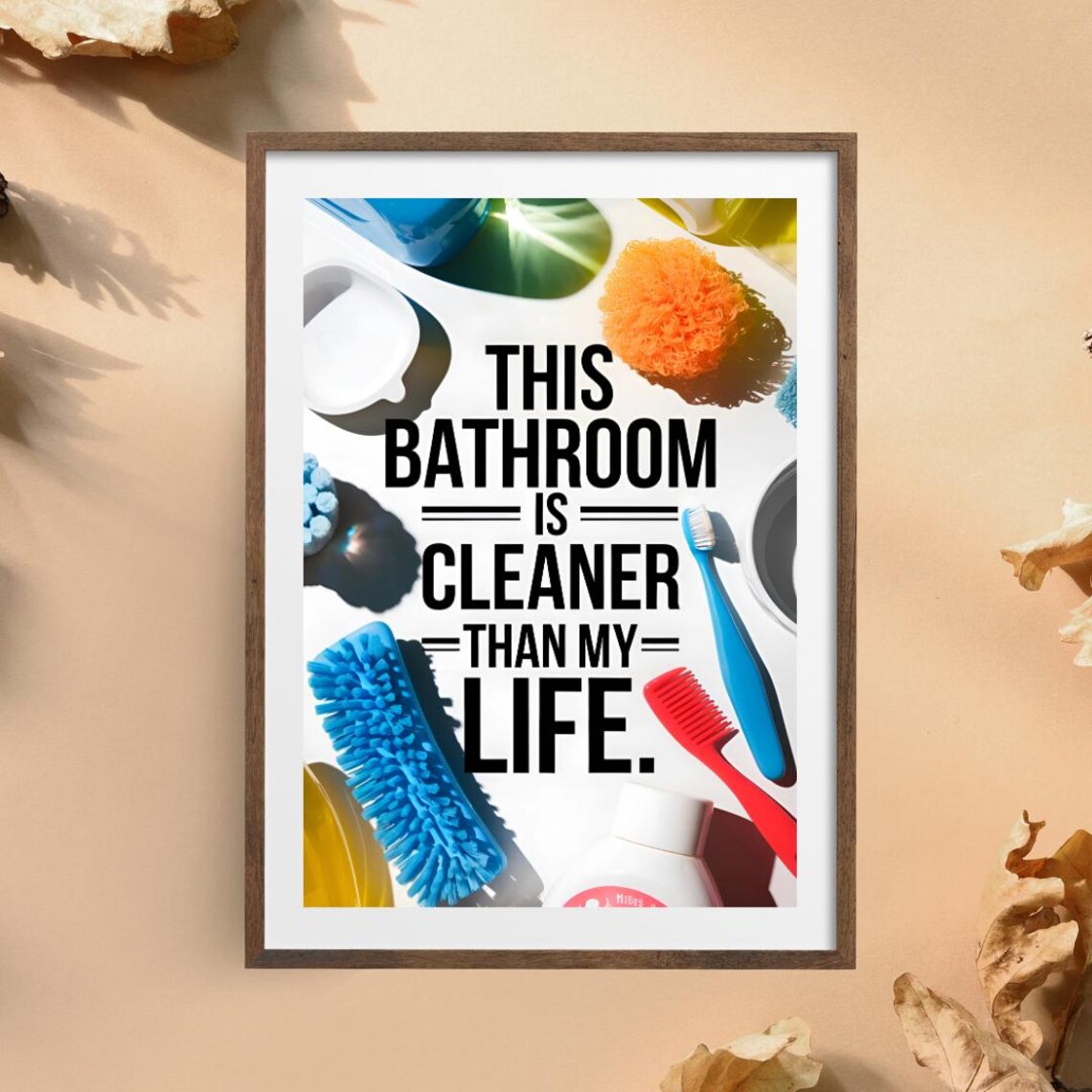 Funny Toilet Bathroom Wall Art, Bathroom Decor - Image 4