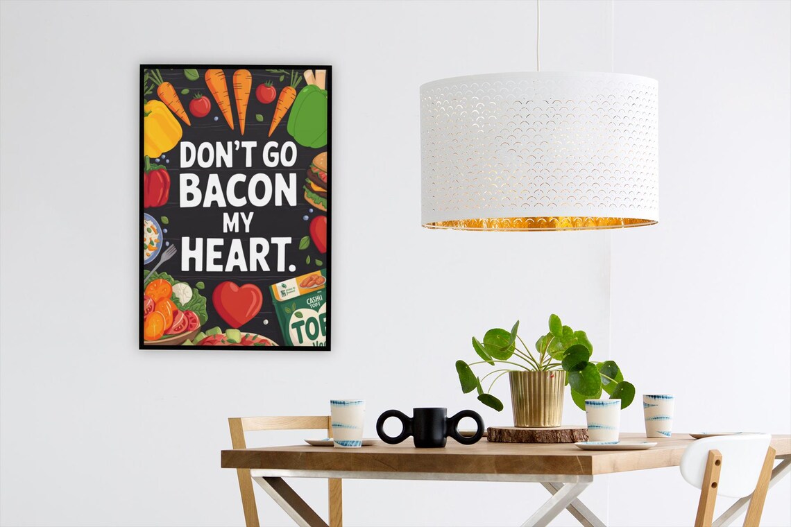 Vegan Art Print For Vegans Vegan Humor Poster Vegan Quotes For Vegan Vegan Wall Art Vegan Poster Funny Vegan Art - Image 2