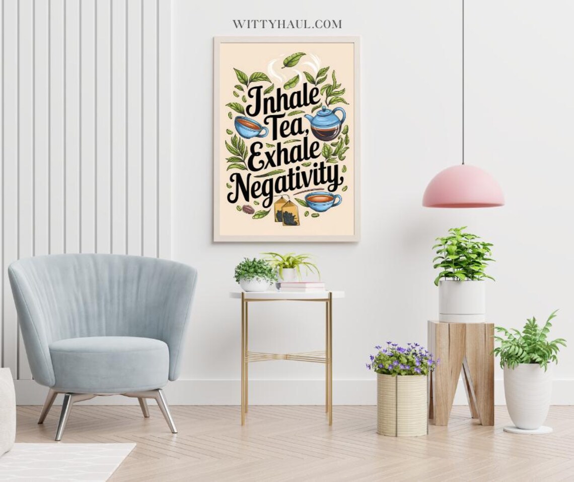 Tea Humor Wall Art Print, Tea Lover Gift - Image 4