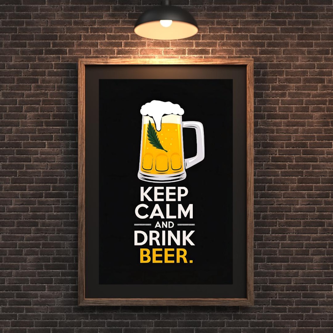 Beer Humor Poster, Beer Lovers Bar Decor - Image 3