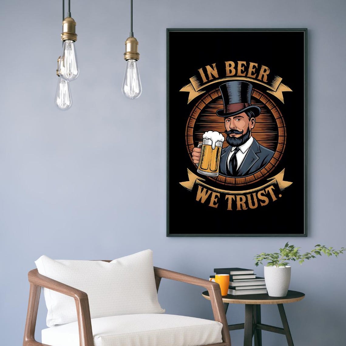 Beer Wall Art, Funny Beer Humour Poster - Image 4