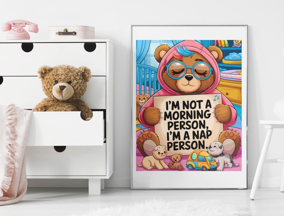 Funny Baby Nursery Art Print, New Parent Gift - Image 5