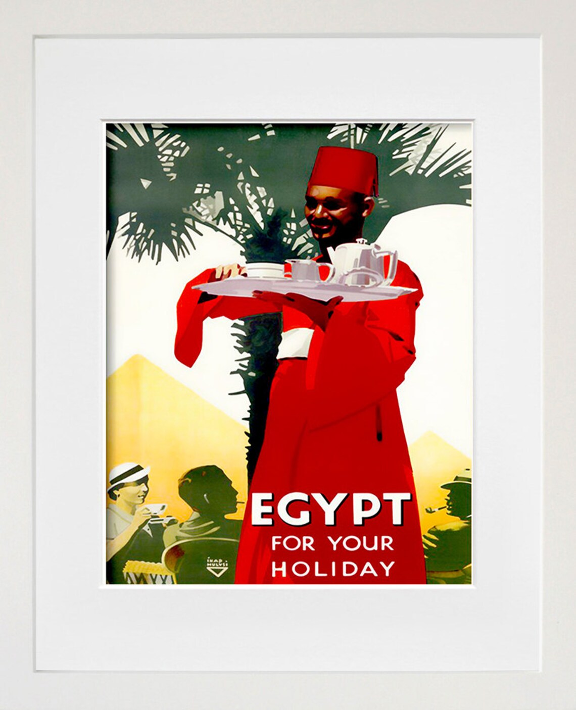 Egypt Travel Poster, Egyptian Home Decor - Image 2