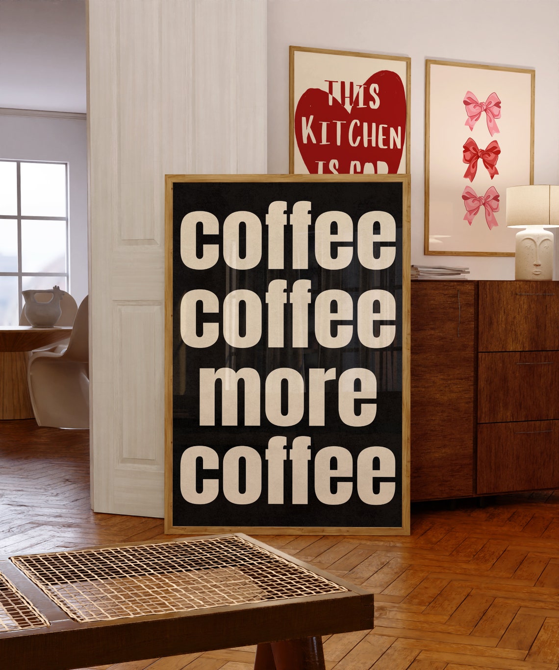 Retro Coffee Poster Bold Kitchen Art For Your Home Decor Coffee Lover - Image 4