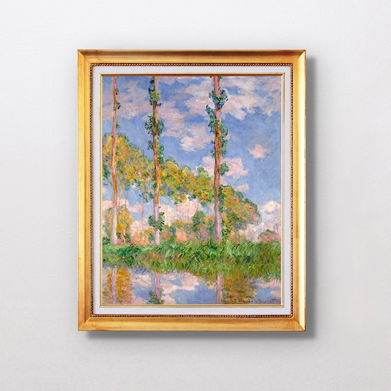 Claude Monet Poplars In The Sun Fine Art Glice 1891 Sku 0081