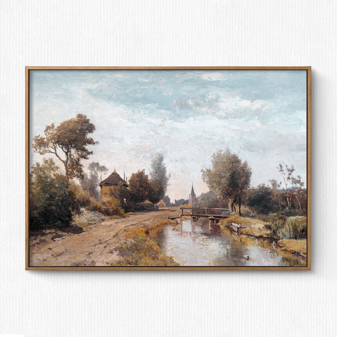 Landscape Oil Painting Wall Art Art Prints Landscape Print Landscape Wall Art Vintage Oil Painting Antique Painting Artwork